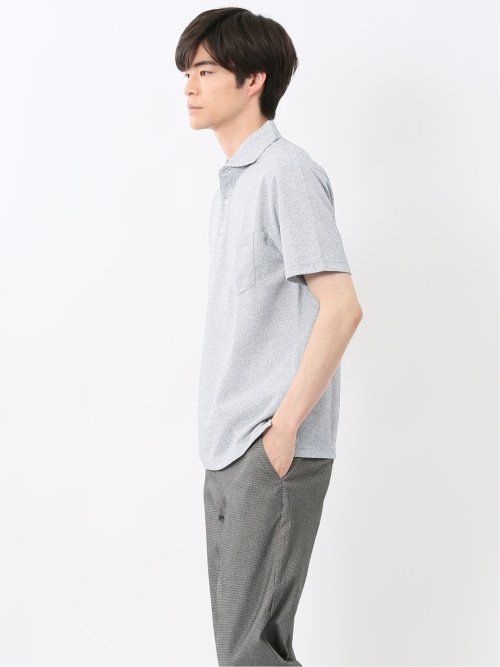 ノータベネ/NOTABENE メッシュドビー 半袖ポロシャツ