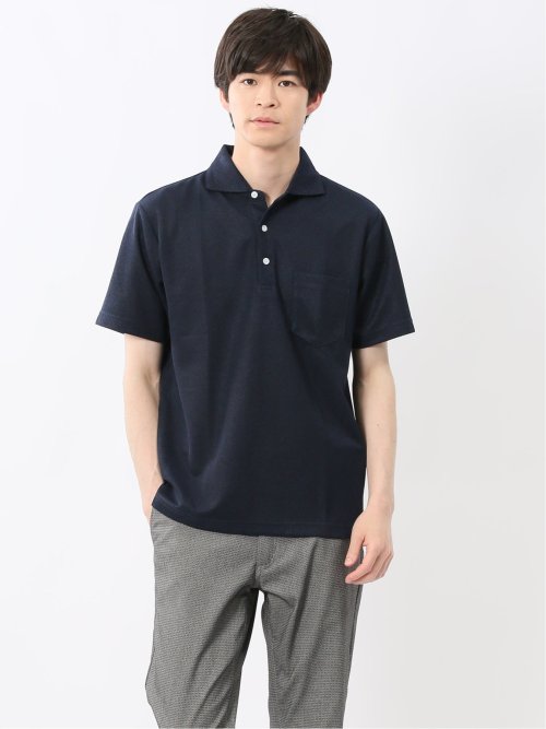 ノータベネ/NOTABENE メッシュドビー 半袖ポロシャツ