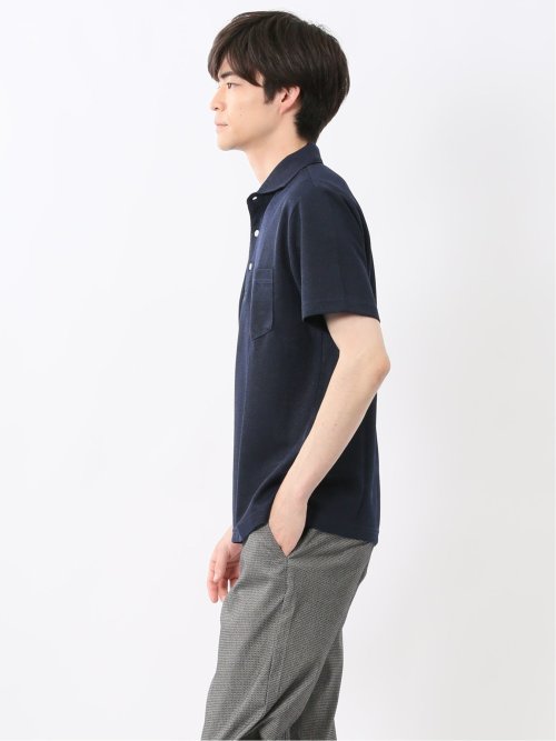 ノータベネ/NOTABENE メッシュドビー 半袖ポロシャツ