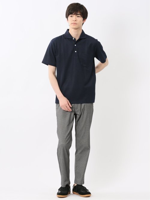 ノータベネ/NOTABENE メッシュドビー 半袖ポロシャツ