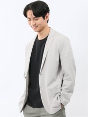 ストレッチ カットジャガード 2ボタン ジャケット
