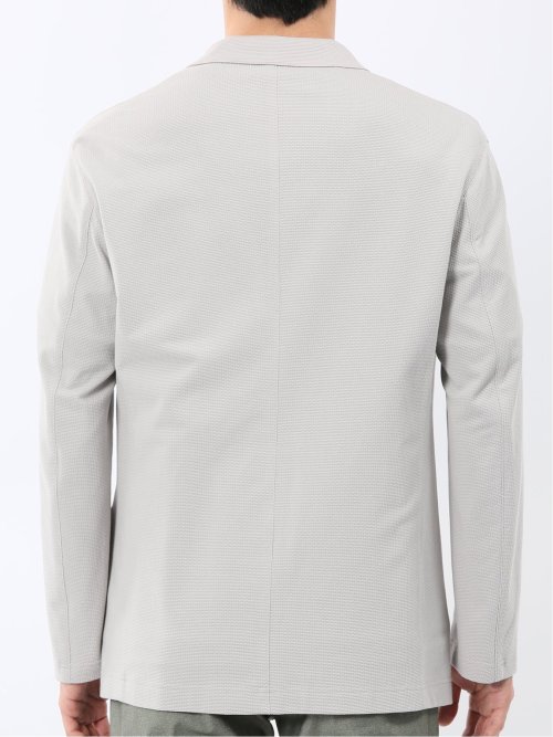 ストレッチ カットジャガード 2ボタン ジャケット