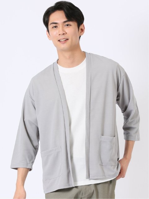 カウラ/Kaule 半端袖 カーディガン & 半袖 Tシャツ アンサンブル