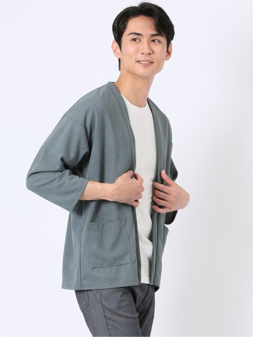 カウラ/Kaule 半端袖 カーディガン & 半袖 Tシャツ アンサンブル