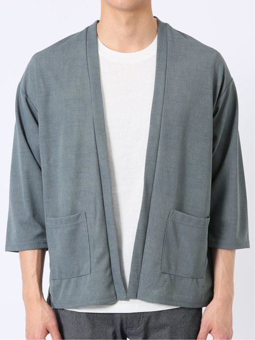 カウラ/Kaule 半端袖 カーディガン & 半袖 Tシャツ アンサンブル