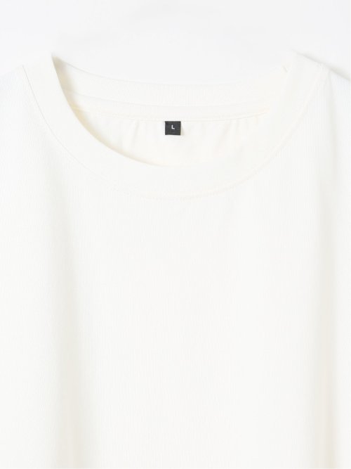 KAITEKI+ ストレッチ 涼感 UV イージーケア ソロナ 無地 クルーネック 半袖 Tシャツ メンズ