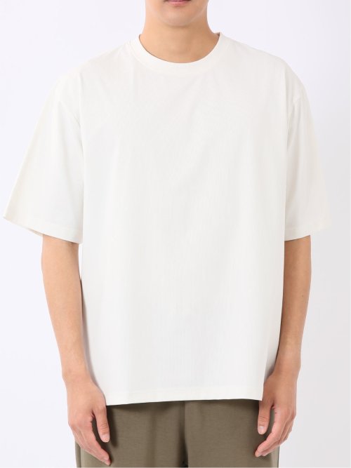 KAITEKI+ ストレッチ 涼感 UV イージーケア ソロナ 無地 クルーネック 半袖 Tシャツ メンズ