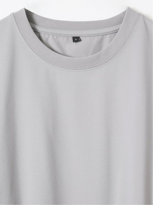 KAITEKI+ ストレッチ 涼感 UV イージーケア ソロナ 無地 クルーネック 半袖 Tシャツ メンズ