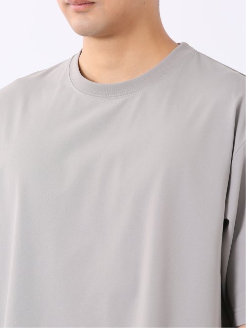 KAITEKI+ ストレッチ 涼感 UV イージーケア ソロナ 無地 クルーネック 半袖 Tシャツ メンズ