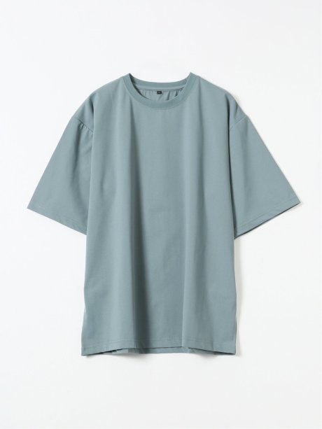 KAITEKI+ ストレッチ 涼感 UV イージーケア ソロナ 無地 クルーネック 半袖 Tシャツ メンズ