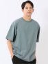 KAITEKI+ ストレッチ 涼感 UV イージーケア ソロナ 無地 クルーネック 半袖 Tシャツ メンズ