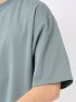 KAITEKI+ ストレッチ 涼感 UV イージーケア ソロナ 無地 クルーネック 半袖 Tシャツ メンズ