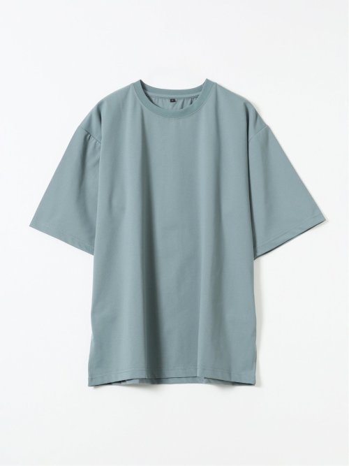 KAITEKI+ ストレッチ 涼感 UV イージーケア ソロナ 無地 クルーネック 半袖 Tシャツ メンズ