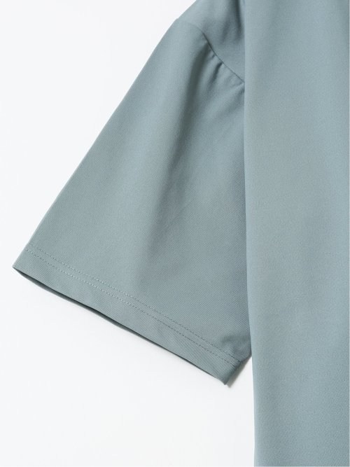 KAITEKI+ ストレッチ 涼感 UV イージーケア ソロナ 無地 クルーネック 半袖 Tシャツ メンズ