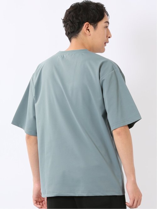 KAITEKI+ ストレッチ 涼感 UV イージーケア ソロナ 無地 クルーネック 半袖 Tシャツ メンズ