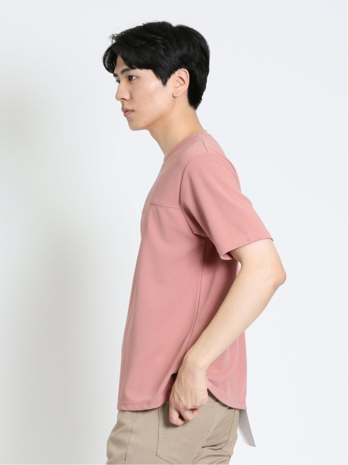 KAITEKI カットジョーゼット クルーネック半袖Ｔシャツ