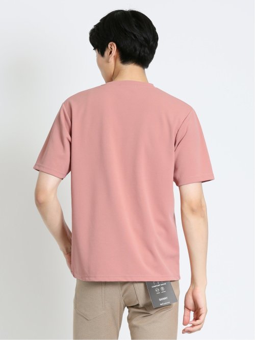 KAITEKI カットジョーゼット クルーネック半袖Ｔシャツ