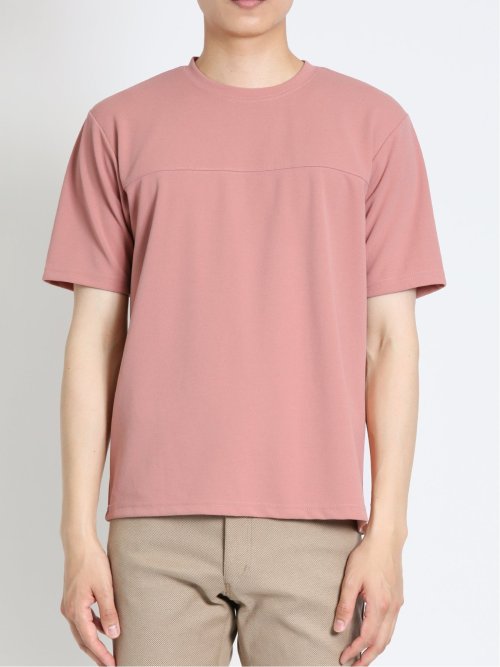 KAITEKI カットジョーゼット クルーネック半袖Ｔシャツ