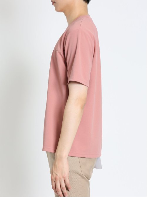 KAITEKI カットジョーゼット クルーネック半袖Ｔシャツ