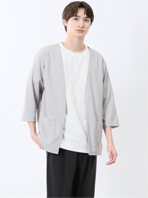 カウラ/Kaule 7分袖カーディガン&半袖Tシャツ アンサンブル