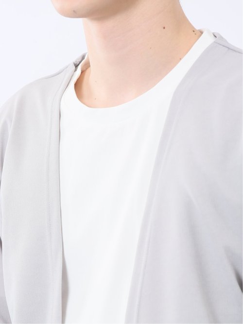 カウラ/Kaule 7分袖カーディガン&半袖Tシャツ アンサンブル