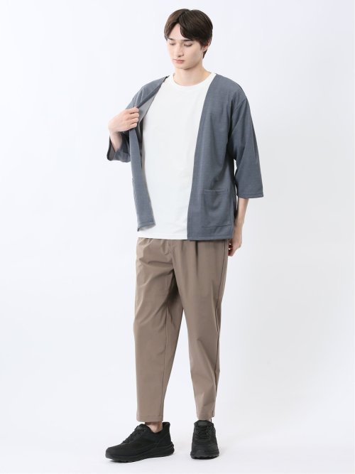 カウラ/Kaule 7分袖カーディガン&半袖Tシャツ アンサンブル