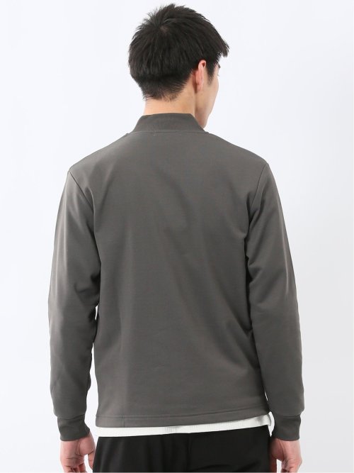 KAITEKI+ ストレッチ ミニ裏毛 リブブルゾン