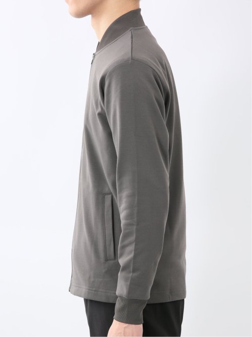 KAITEKI+ ストレッチ ミニ裏毛 リブブルゾン