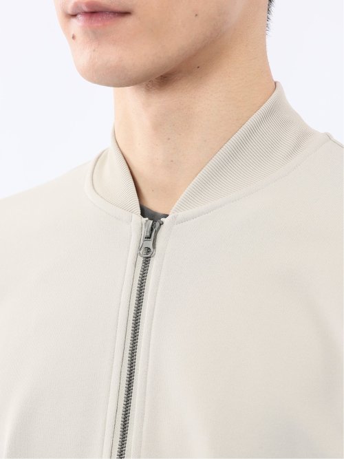 KAITEKI+ ストレッチ ミニ裏毛 リブブルゾン