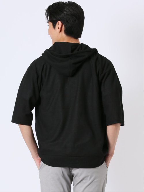 カウラ/Kaule ハニカム メッシュ 半端袖 パーカー