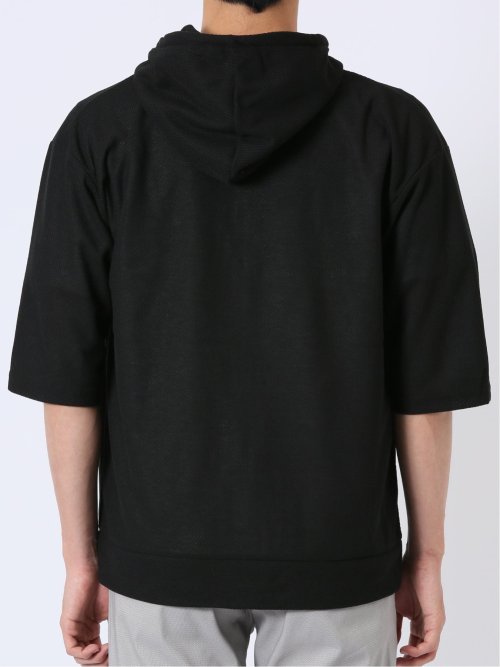 カウラ/Kaule ハニカム メッシュ 半端袖 パーカー