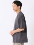 KAITEKI+ ストレッチ 涼感 UV イージーケア ソロナ ワッフル 切替 クルーネック 半袖 Tシャツ メンズ