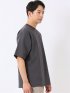 KAITEKI+ ストレッチ 涼感 UV イージーケア ソロナ ワッフル 切替 クルーネック 半袖 Tシャツ メンズ