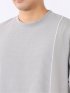 KAITEKI+ ストレッチ 涼感 UV イージーケア ソロナ ワッフル 切替 クルーネック 半袖 Tシャツ メンズ