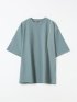 KAITEKI+ ストレッチ 涼感 UV イージーケア ソロナ ワッフル 切替 クルーネック 半袖 Tシャツ メンズ