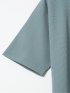 KAITEKI+ ストレッチ 涼感 UV イージーケア ソロナ ワッフル 切替 クルーネック 半袖 Tシャツ メンズ