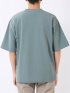 KAITEKI+ ストレッチ 涼感 UV イージーケア ソロナ ワッフル 切替 クルーネック 半袖 Tシャツ メンズ