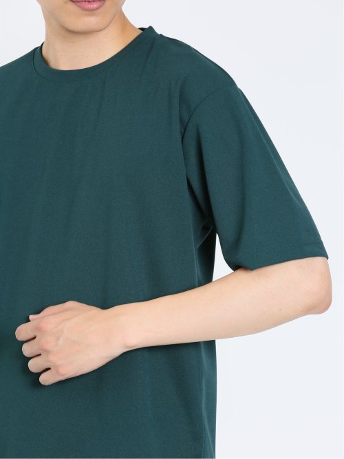 kaule 裾フェイクレイヤード クルーネック半袖Ｔシャツ