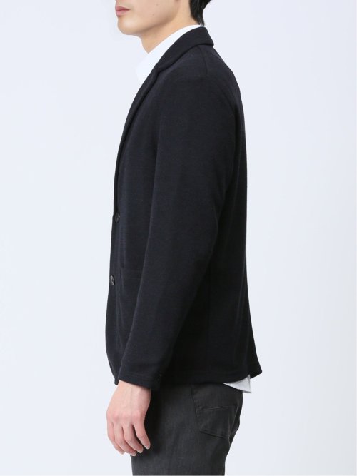 メランジダブルフェイス 2ボタン テーラードジャケット