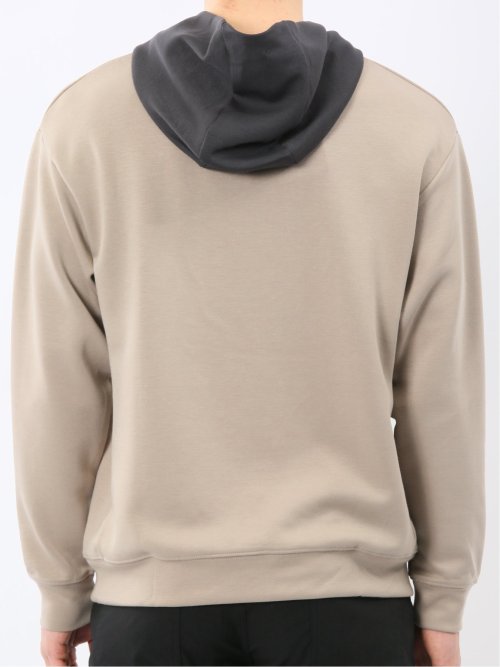 KAITEKI+ ストレッチ ダンボール 配色 プルパーカー