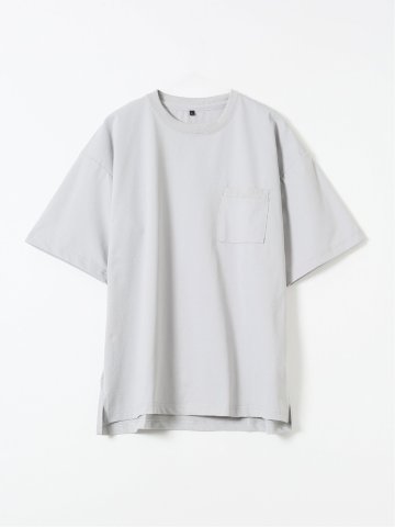 KAITEKI+ ストレッチ 吸汗速乾 UV 軽量 高通気 メッシュ 胸ポケット 無地 クルーネック 半袖 Tシャツ メンズ