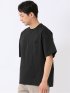KAITEKI+ ストレッチ 吸汗速乾 UV 軽量 高通気 メッシュ 胸ポケット 無地 クルーネック 半袖 Tシャツ メンズ