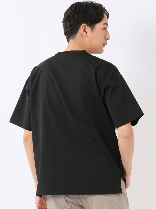 KAITEKI+ ストレッチ 吸汗速乾 UV 軽量 高通気 メッシュ 胸ポケット 無地 クルーネック 半袖 Tシャツ メンズ