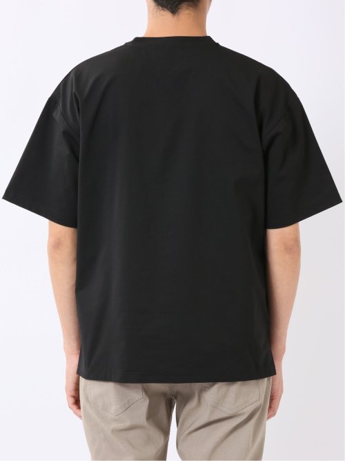 KAITEKI+ ストレッチ 吸汗速乾 UV 軽量 高通気 メッシュ 胸ポケット 無地 クルーネック 半袖 Tシャツ メンズ