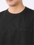KAITEKI+ ストレッチ 吸汗速乾 UV 軽量 高通気 メッシュ 胸ポケット 無地 クルーネック 半袖 Tシャツ メンズ