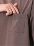 KAITEKI+ ストレッチ 吸汗速乾 UV 軽量 高通気 メッシュ 胸ポケット 無地 クルーネック 半袖 Tシャツ メンズ