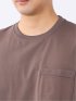 KAITEKI+ ストレッチ 吸汗速乾 UV 軽量 高通気 メッシュ 胸ポケット 無地 クルーネック 半袖 Tシャツ メンズ