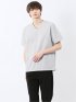 ノータベネ/NOTABENE メッシュドビー Vネック半袖Tシャツ