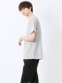 ノータベネ/NOTABENE メッシュドビー Vネック半袖Tシャツ