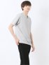 ノータベネ/NOTABENE メッシュドビー Vネック半袖Tシャツ